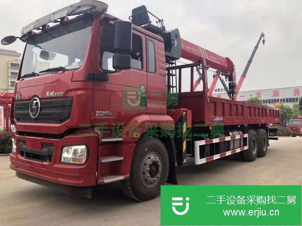 湖北出售二手陜汽德龍后八輪14噸隨車吊