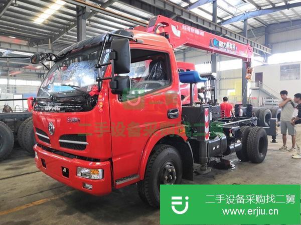 浙江出售二手東風(fēng)折臂隨車吊5噸