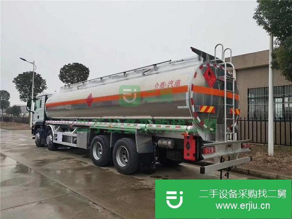 廣東出售二手前四后八重汽汕德卡鋁合金油罐車