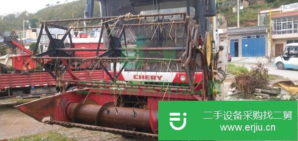 陜西出售二手谷王聯合收割機