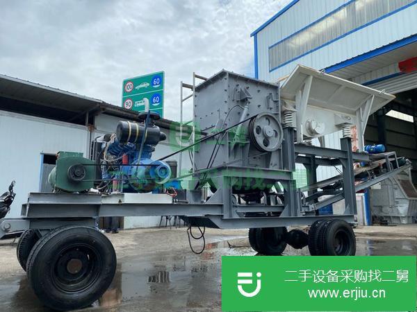 河南出售二手移動破碎機