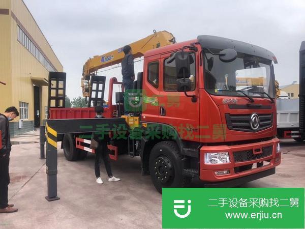 河南出售二手徐工八噸帶平板爬梯隨車吊