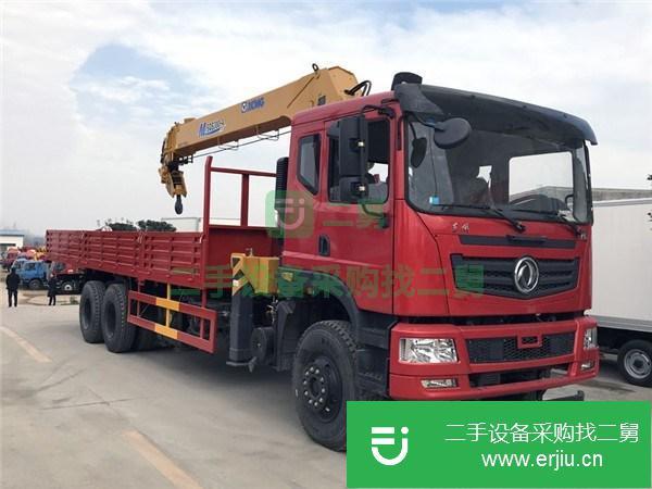 湖北出售二手東風天龍前四后八16噸隨車吊