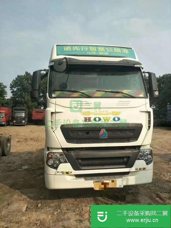 甘肅出售二手國五雙驅豪沃牽引車