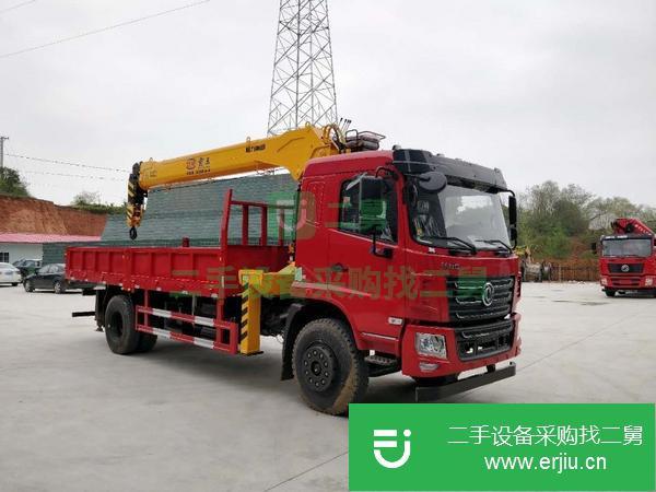 湖北出售二手東風F5型8噸4節臂隨車吊車