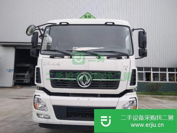 山西出售二手東風(fēng)天龍10噸前四后八鋁合金油罐車