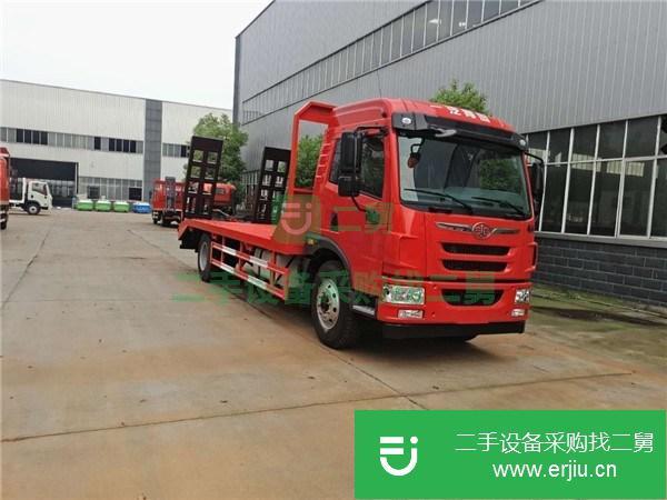 山西出售單橋挖機平板運輸車