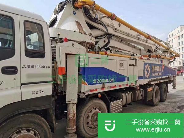 河北出售二手中聯52米泵車