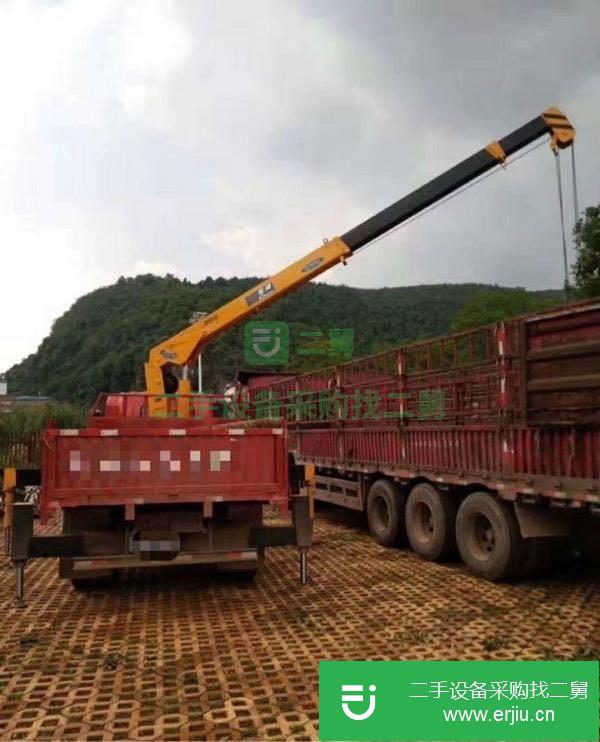 浙江出售二手石煤5噸隨車吊