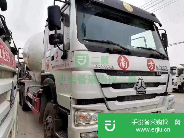 廣西出售二手國五豪沃大14方攪拌車