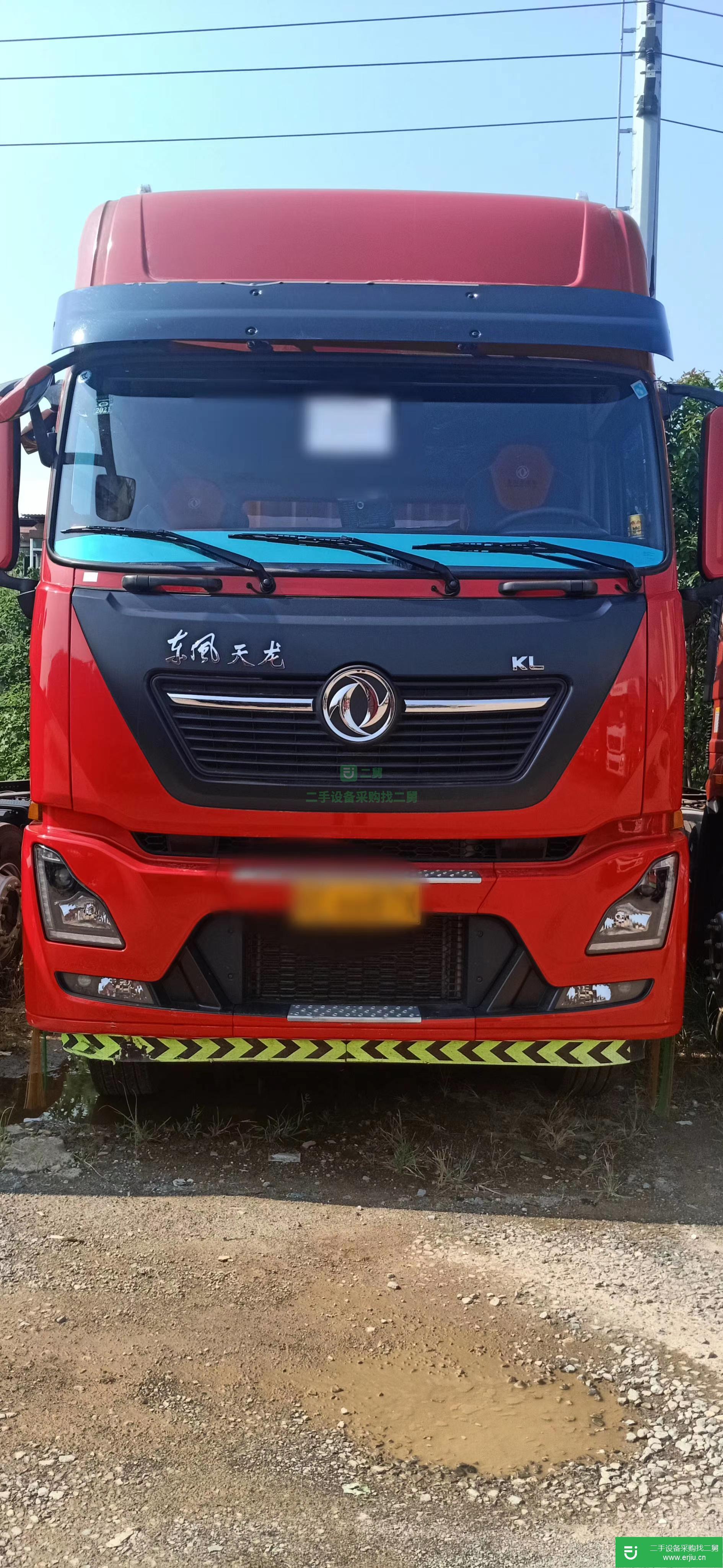 江西出售二手東風(fēng)天龍前四后八高欄載貨車