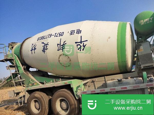 廣東出售大14拉16方德龍攪拌車，瑞江上裝，手續(xù)齊全
