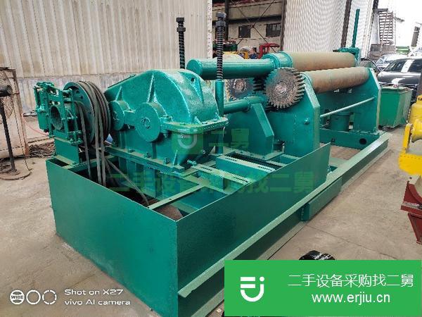 江西出售二手實心W11-25*2200液壓下拉全自動卷板機