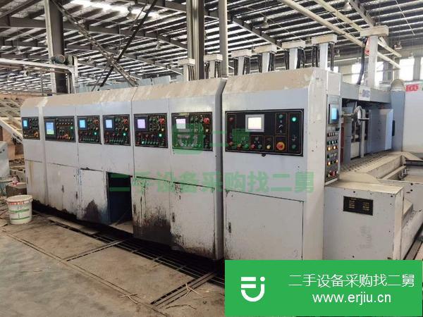 河北出售二手上海朝昌1224四色開槽模切水墨印刷機(jī)