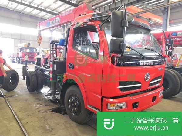 浙江出售二手東風(fēng)折臂隨車吊5噸