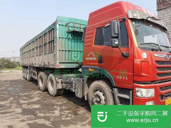 河北出售二手解放11.5米半掛車
