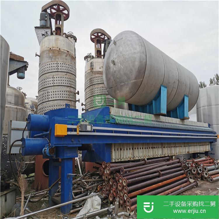 山東出售二手100平方隔膜壓濾機