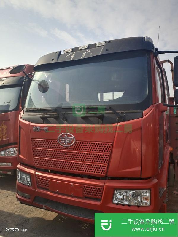 河北出售二手解放貨車，220馬力，6缸8速，車況精品