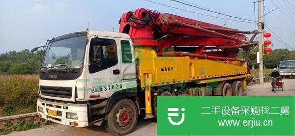 天津出售二手五十鈴48米泵車