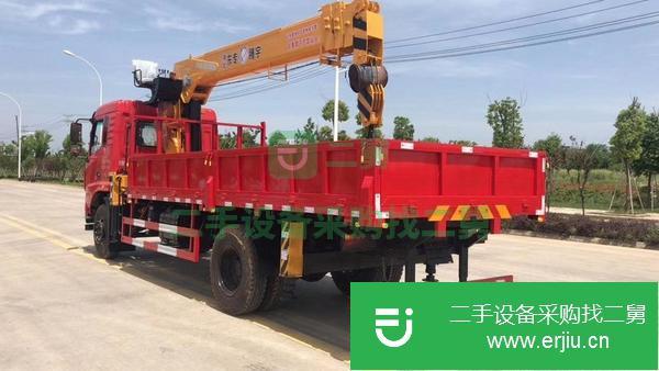 湖北出售二手東風單橋玉柴160馬力8噸隨車吊