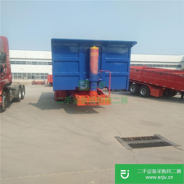山東出售二手后翻自卸掛車