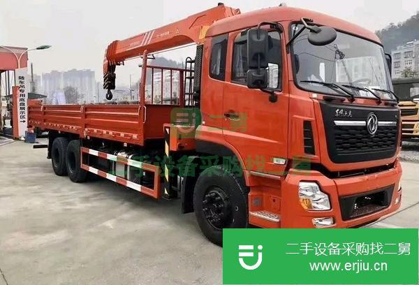 貴州出售二手東風天龍后八輪隨車吊