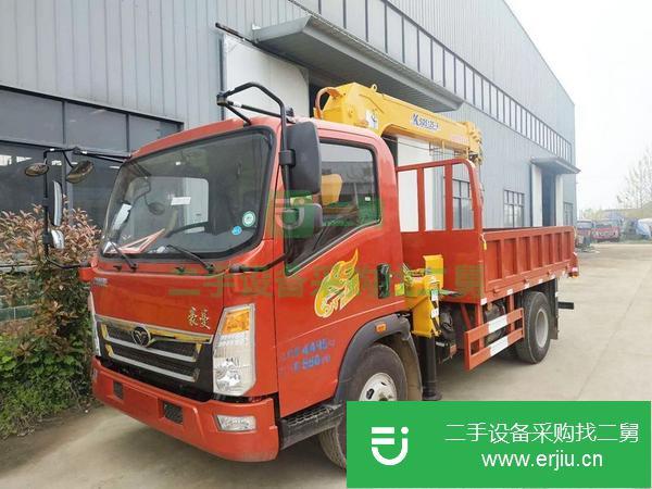 山西出售二手大運重汽5噸隨車吊