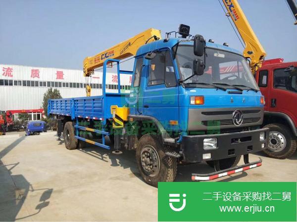 湖北出售二手東風8噸4節臂隨車吊