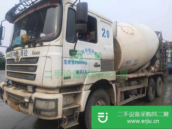 甘肅出售二手德龍攪拌車國四大14方