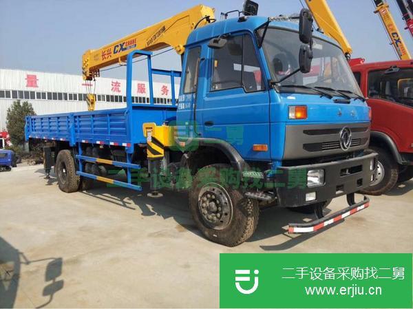 湖北出售二手東風8噸4節臂隨車吊