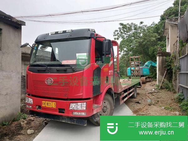 安徽出售二手解放J6平板運(yùn)輸車