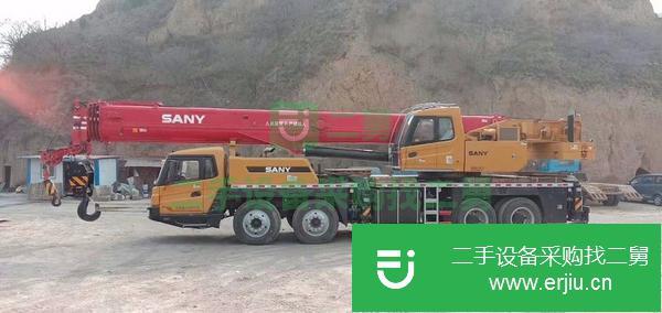 山西出售二手55噸五節臂三一吊車