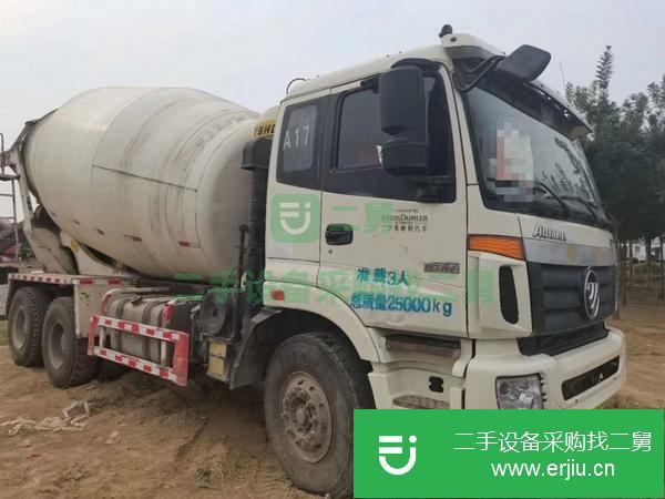 青海出售二手歐曼后八輪14方攪拌罐車