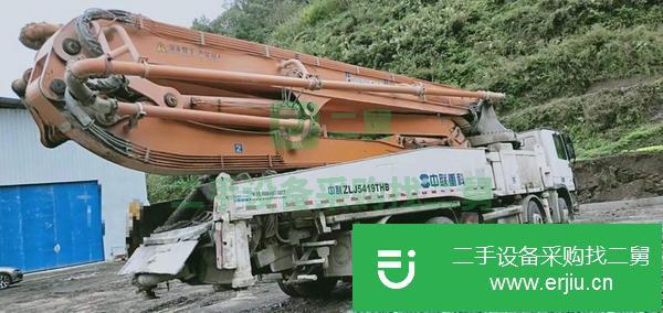 山東出售二手奔馳52米泵車