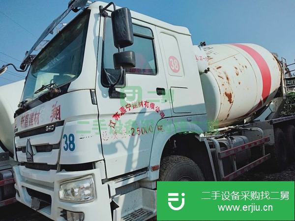 河南出售二手豪沃22方國四攪拌車