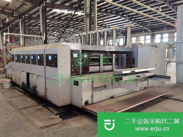 河北出售二手上海朝昌1224四色開槽模切水墨印刷機(jī)