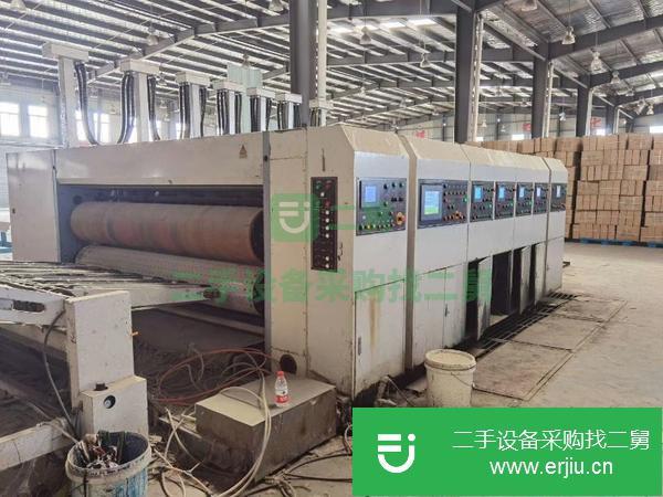 河北出售二手上海朝昌1224四色開槽模切水墨印刷機(jī)