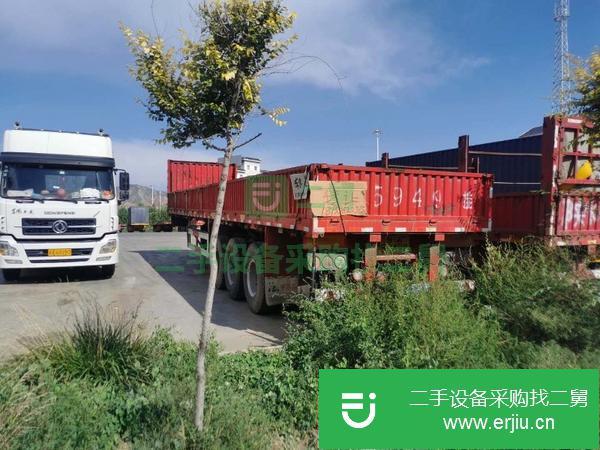 甘肅出售二手重型倉(cāng)欖式半掛車(chē)