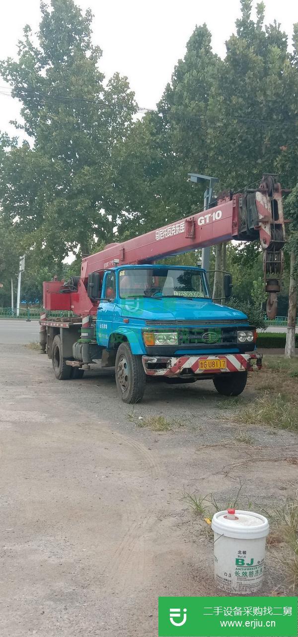 山東出售二手十噸四節臂吊車