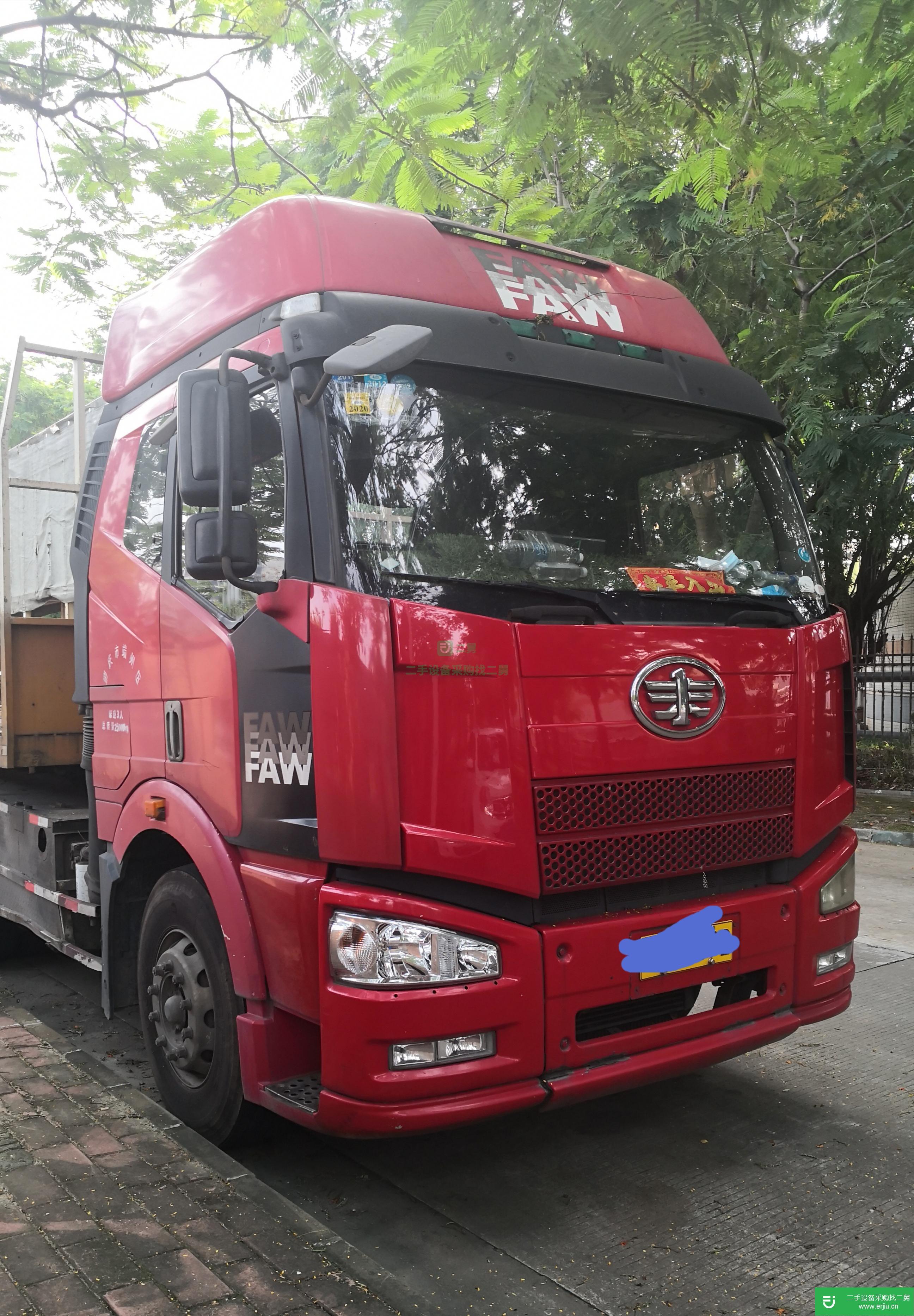 廣東出售二手一汽解放350馬力運輸車