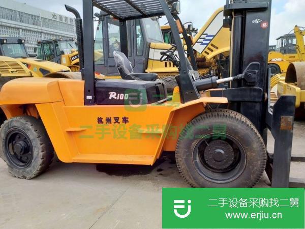 上海出售二手杭州3噸內燃式高門架叉車