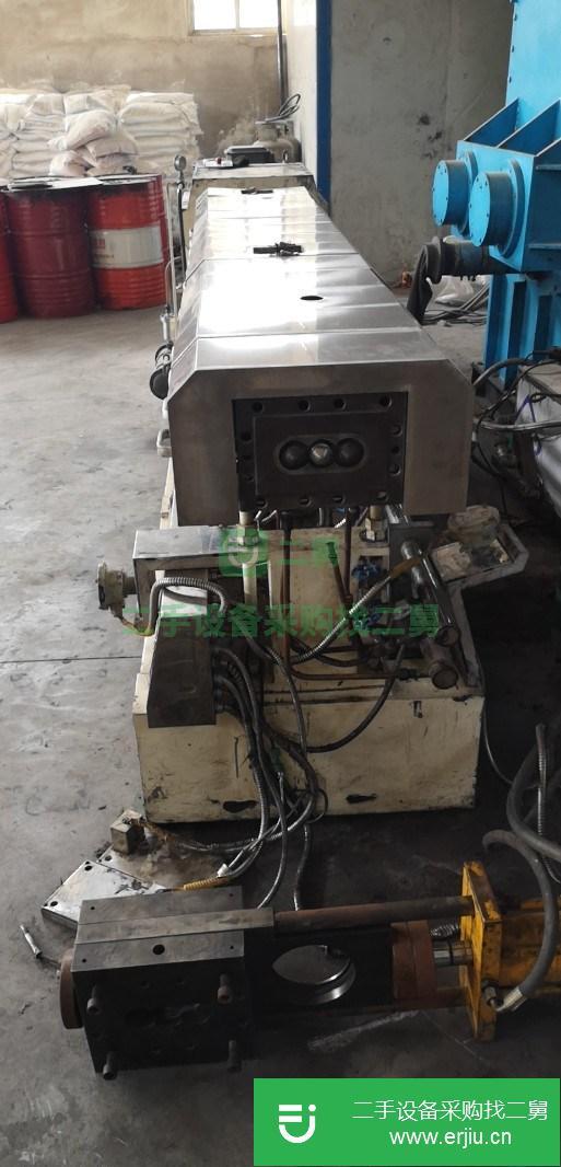 河北出售二手52直徑三螺桿擠出機