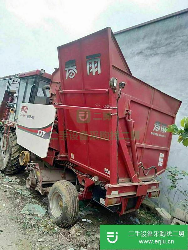 河南出售二手春雨大三行玉米收割機
