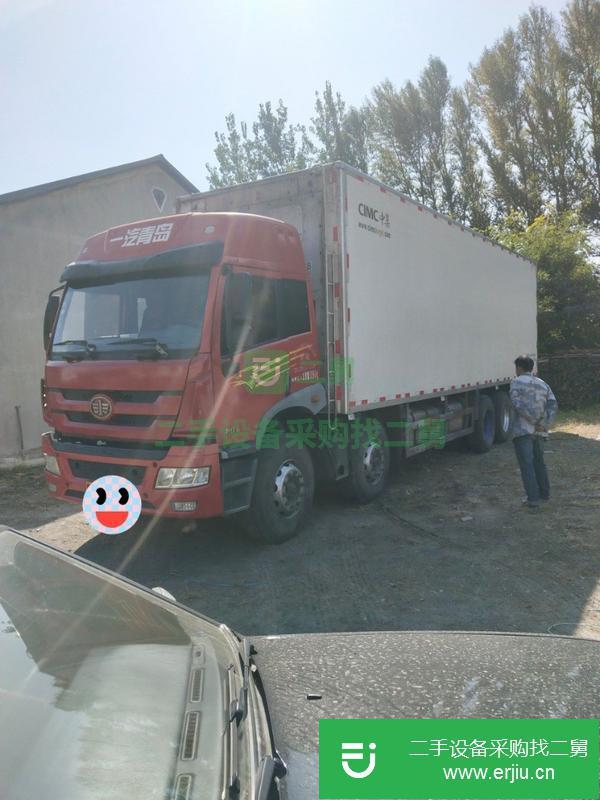 安微出售二手江淮前四后八中集肉勾冷藏車