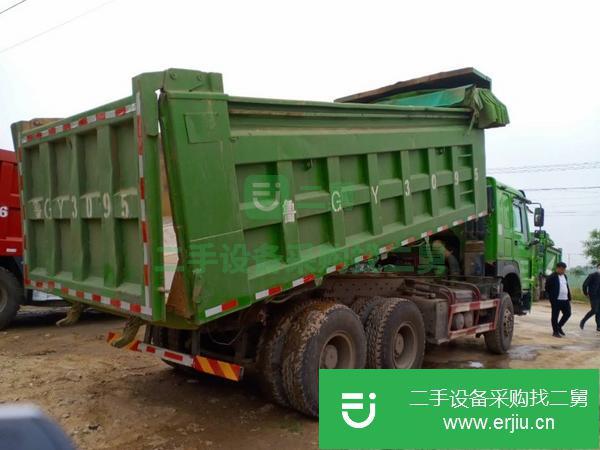 山東出售二手豪沃自卸車后八輪國五