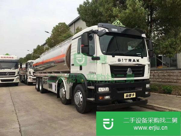 湖南出售二手汕德卡前四后八油罐車