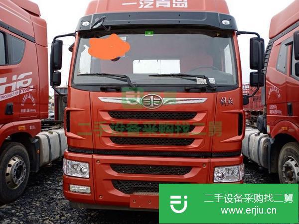 山東出售二手解放牽引車  400馬力 國五排放