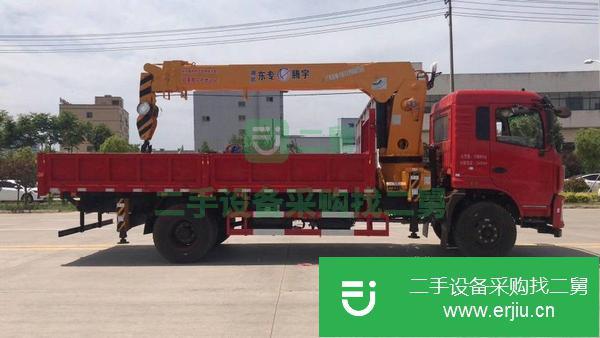 湖北出售二手東風單橋玉柴160馬力8噸隨車吊