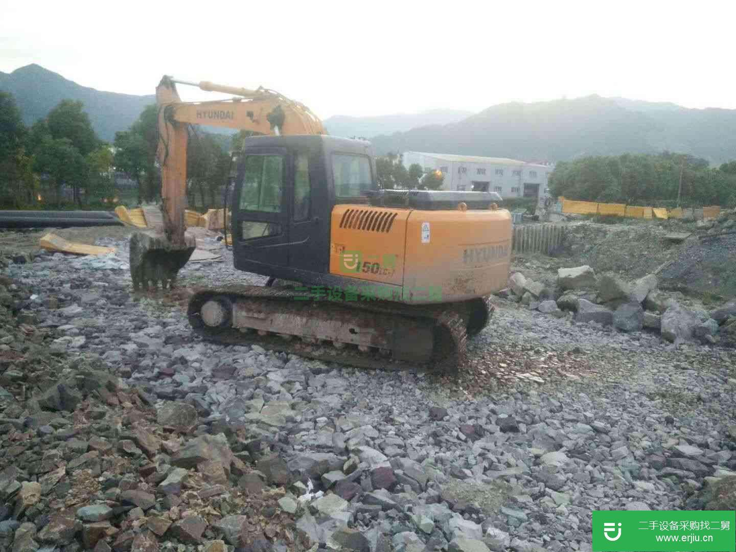 浙江出售二手現代R150LC-7挖掘機
