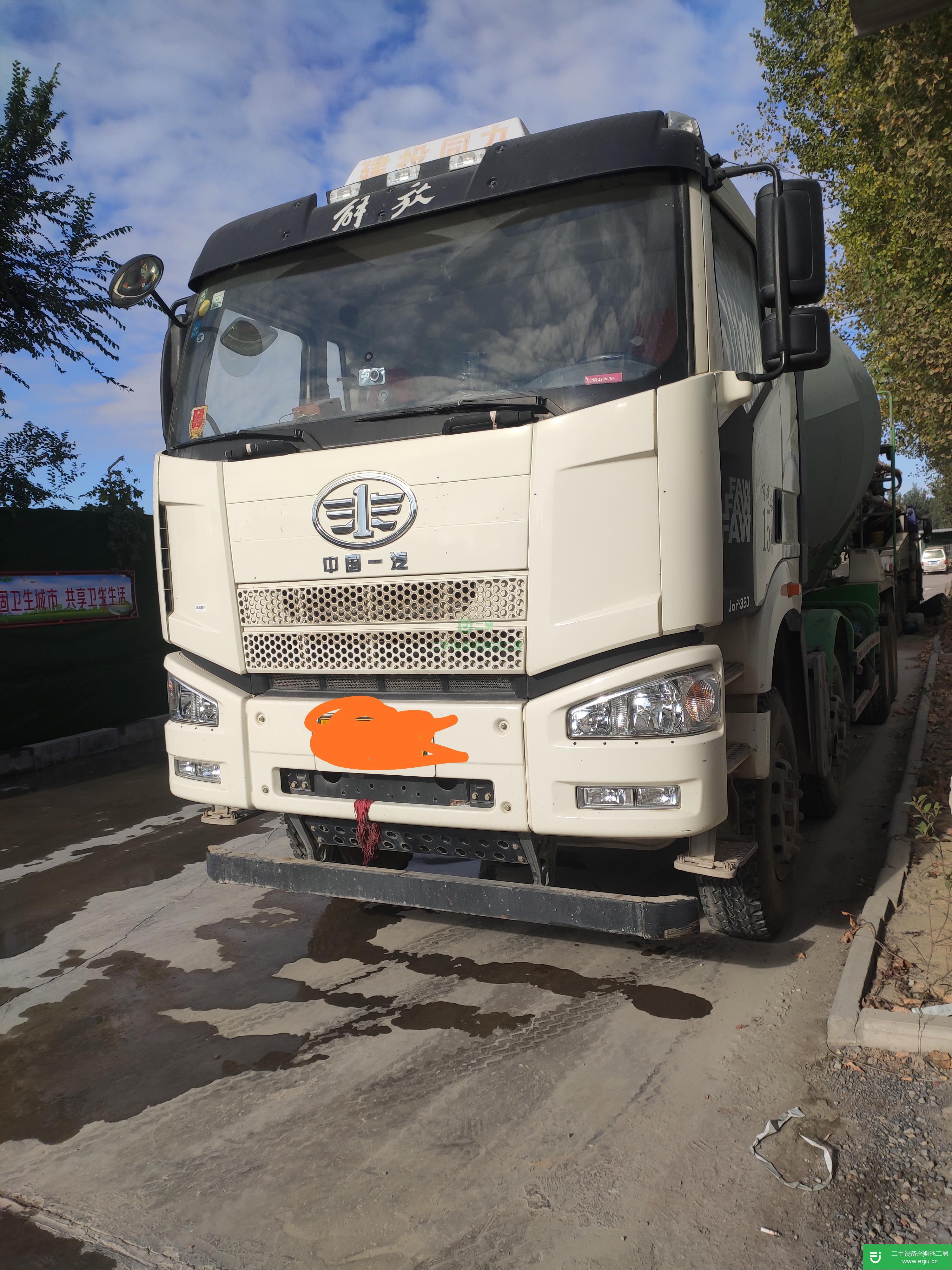 河南出售二手中集瑞江攪拌車